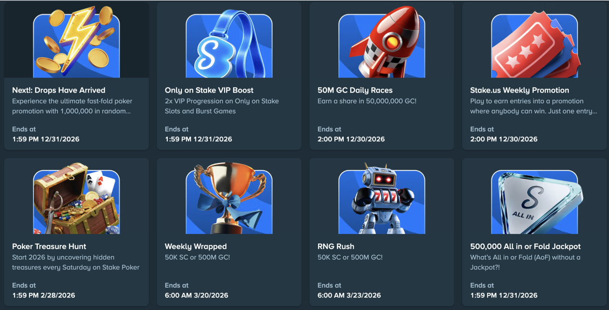 Предложения Stake Casino